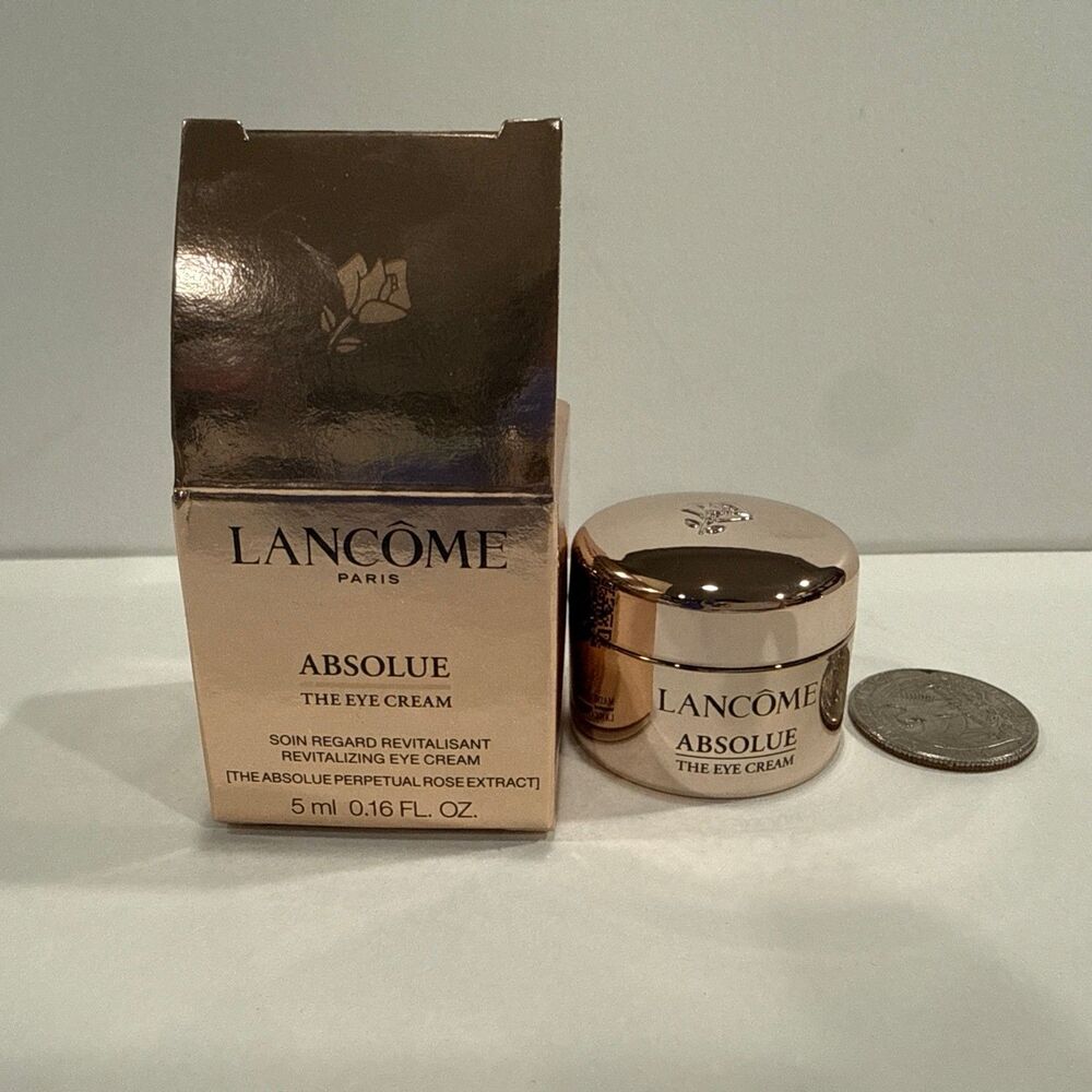 Lancome Absolue The Eye Cream Perpetual Rose Extract Anti Aging 5 ml / .16 fl oz